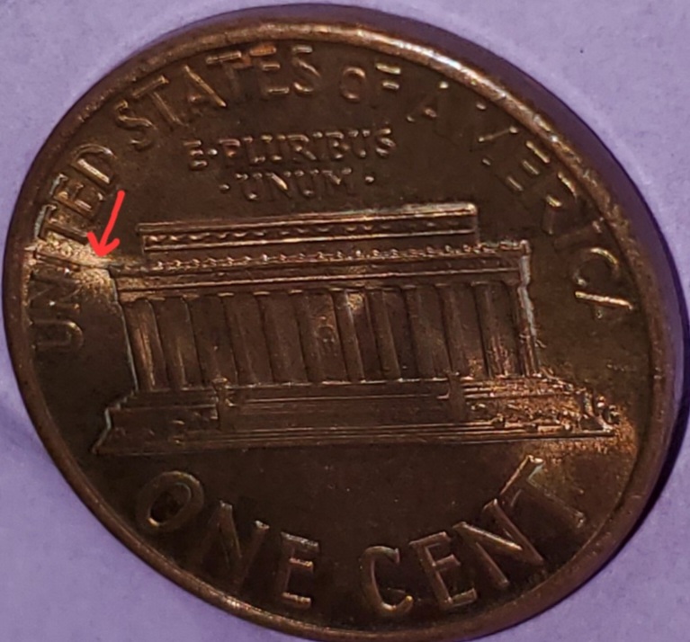 1991-Penny-With-A-Risen-Line-On-Reverse-Side.-I-Tried-To-Get-Better-Pictures-And-Different-Angles